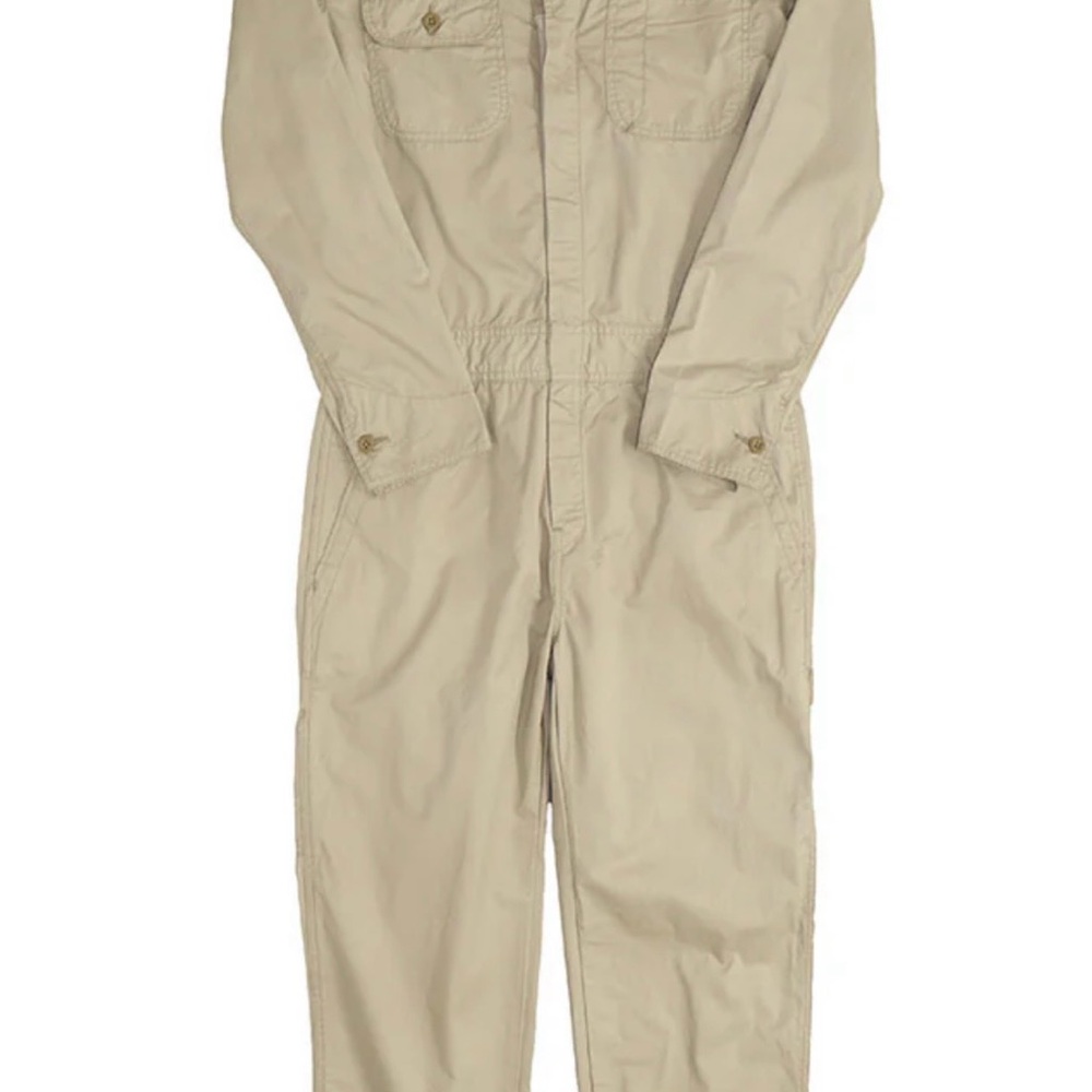 Civilianaire Khaki Twill Jumpsuit